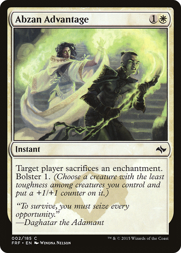 Image of Abzan Advantage (FRF-002) - Fate Reforged Foil