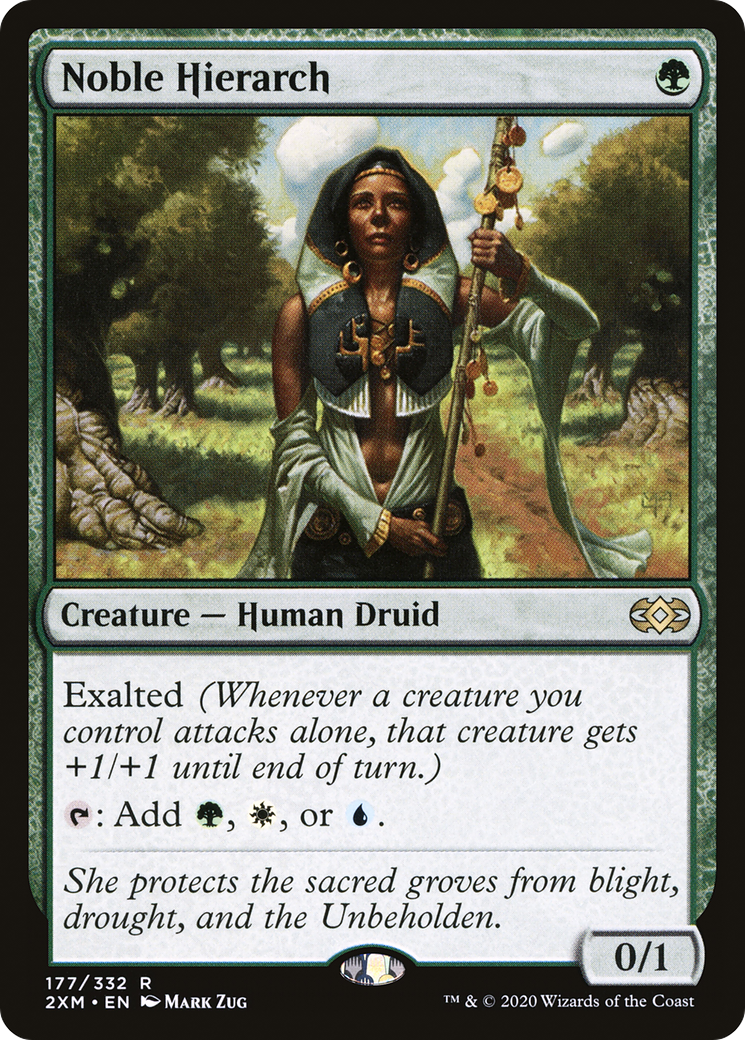 Image of Noble Hierarch (2XM-177) - Double Masters Foil