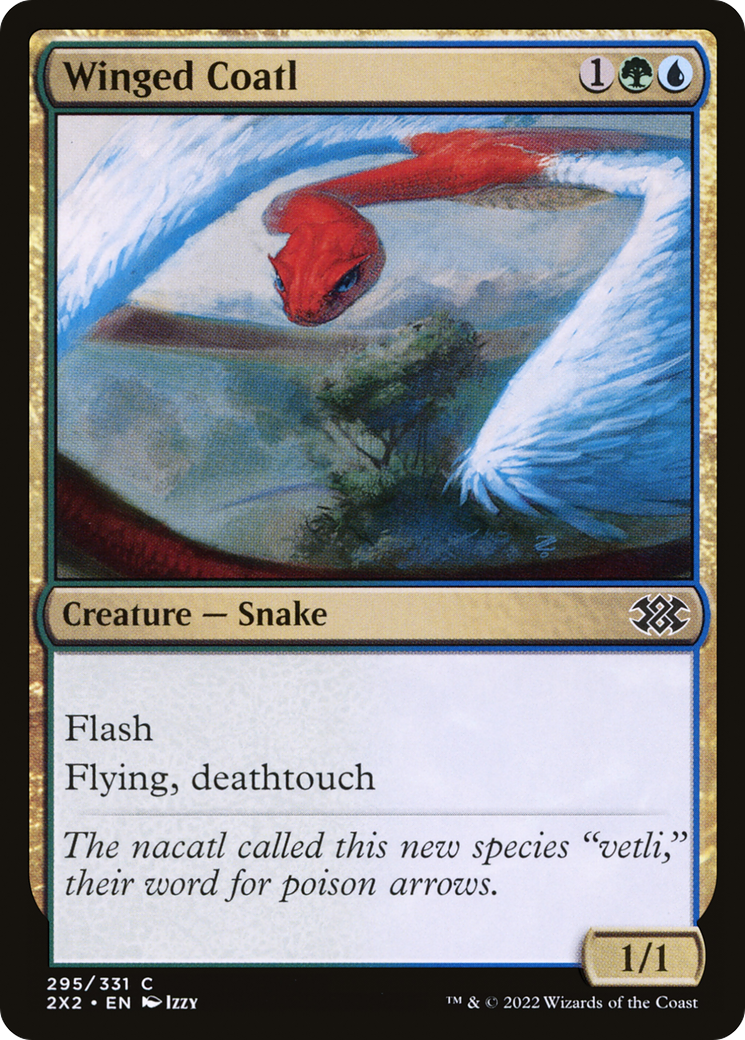 Image of Winged Coatl (2X2-295) - Double Masters 2022