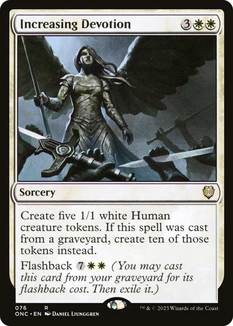Image of Increasing Devotion (ONC-076) - Phyrexia: All Will Be One Commander