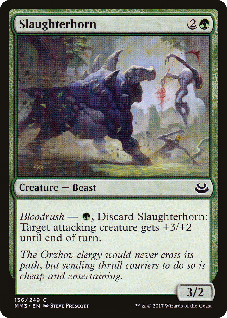 Image of Slaughterhorn (MM3-136) - Modern Masters 2017 Foil