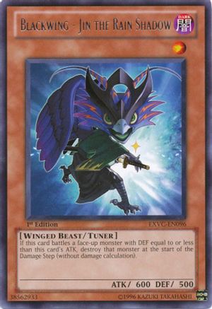 Image of Blackwing - Jin the Rain Shadow (EXVC-EN096) - Extreme Victory Unlimited