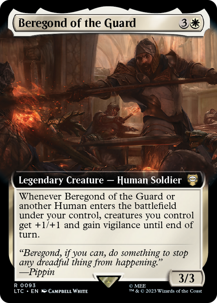 Image of Beregond of the Guard (Extended Art) (LTC-093) - Tales of Middle-earth Commander: (Extended Art)