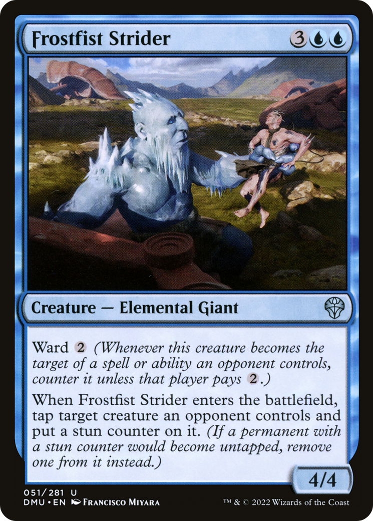 Image of Frostfist Strider (DMU-051) - Dominaria United