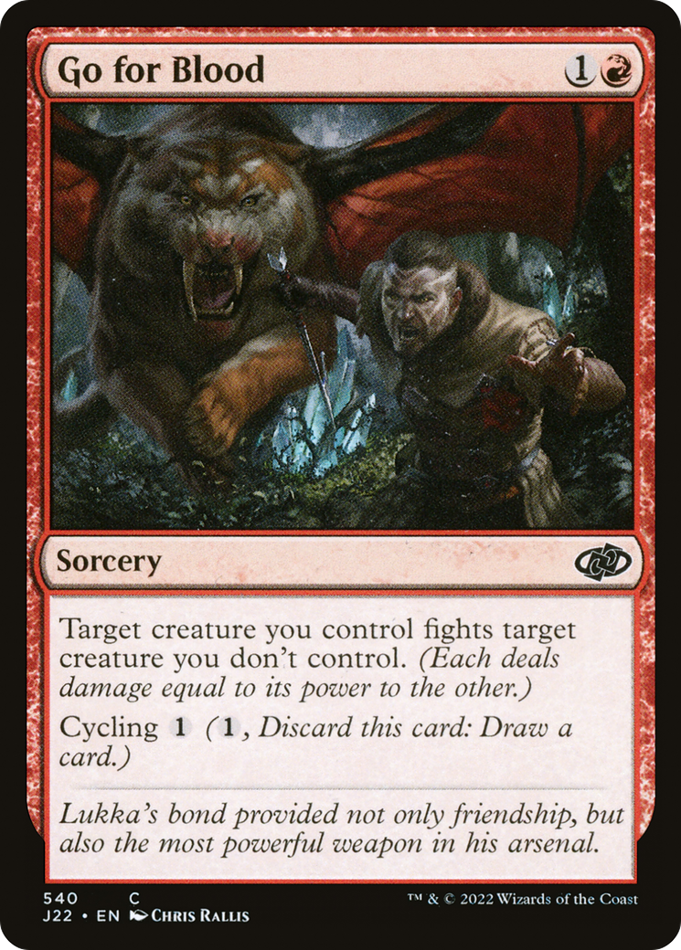 Image of Go for Blood (J22-540) - Jumpstart 2022