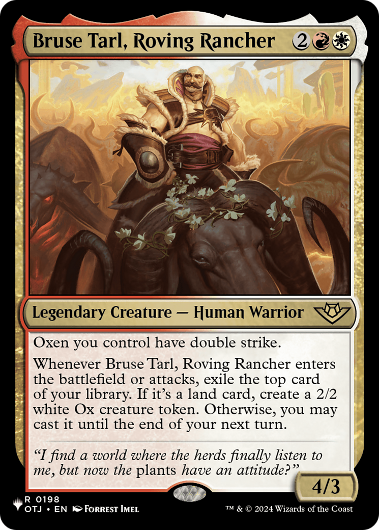 Image of Bruse Tarl, Roving Rancher (LIST-OTJ-198) - The List