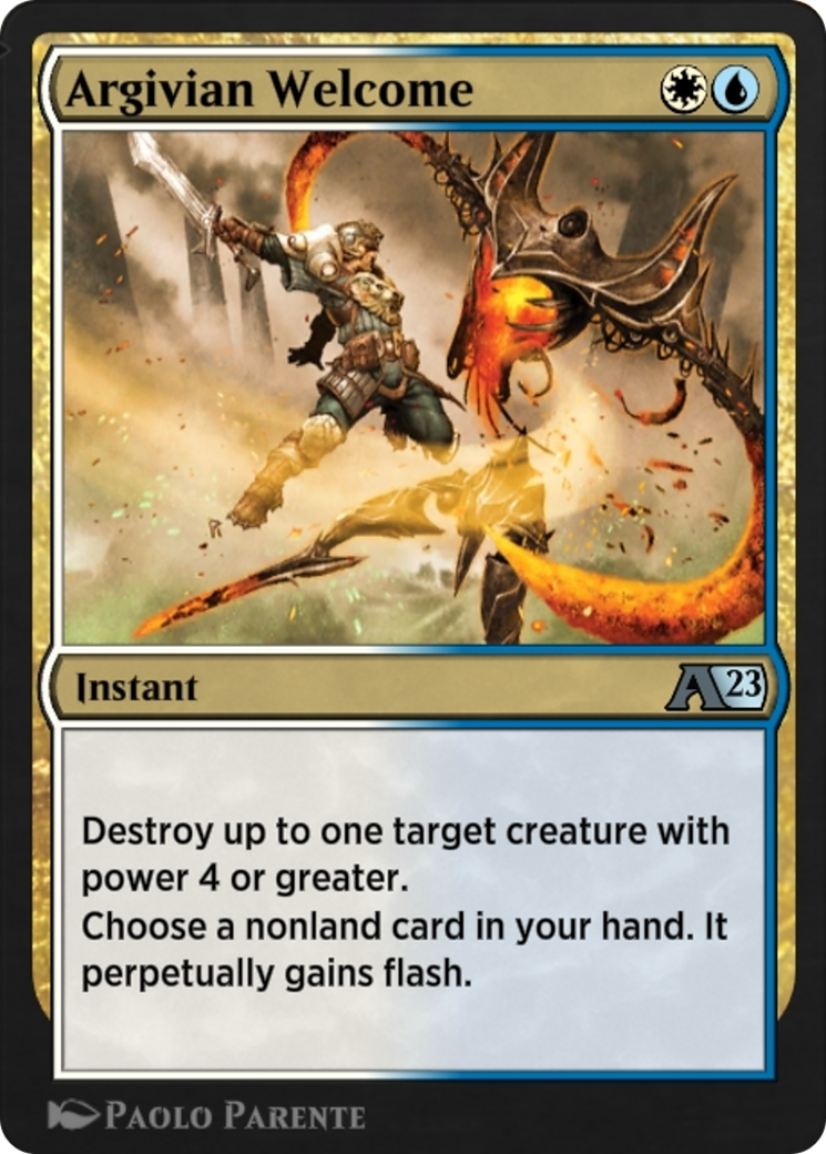Image of Argivian Welcome (YBRO-016) - Alchemy: The Brothers' War
