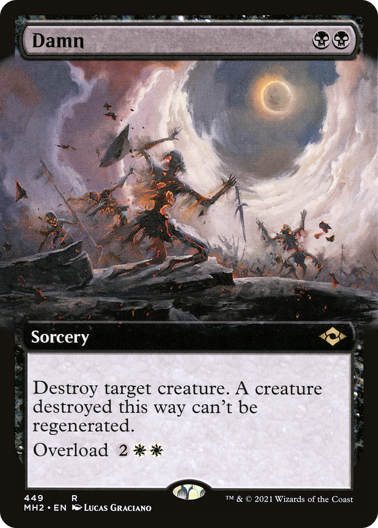 Image of Damn (Extended Art) (MH2-449) - Modern Horizons 2: (Extended Art) Foil