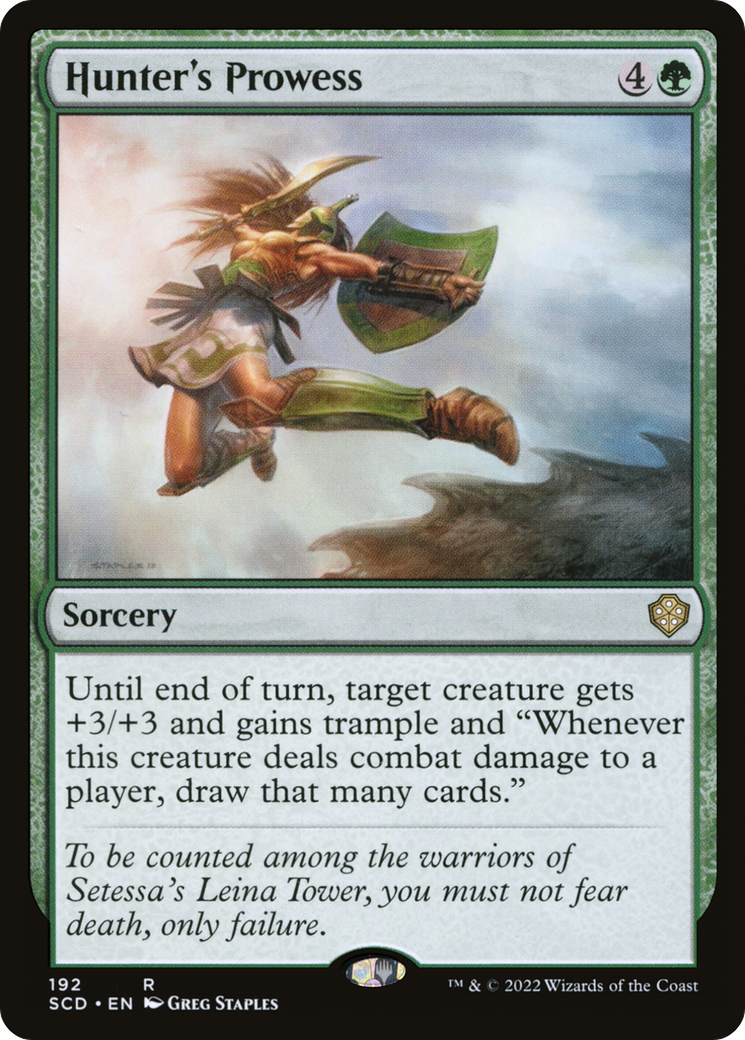 Image of Hunter's Prowess (SCD-192) - Starter Commander Decks