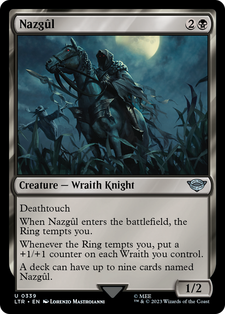 Image of Nazgul (0339) (LTR-339) - The Lord of the Rings: Tales of Middle-earth Foil