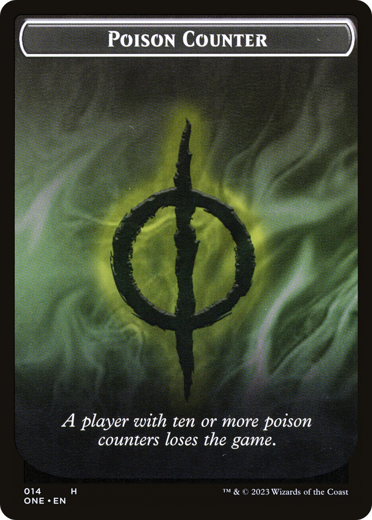 Image of Poison Counter (TONE-014) - Phyrexia: All Will Be One Tokens