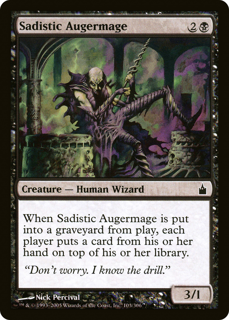 Image of Sadistic Augermage (RAV-103) - Ravnica: City of Guilds