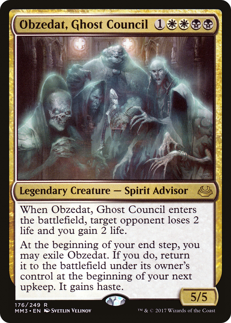 Image of Obzedat, Ghost Council (MM3-176) - Modern Masters 2017 Foil