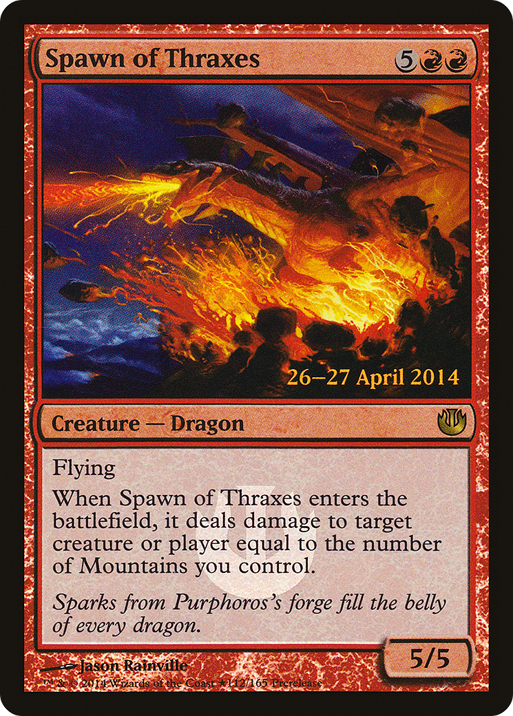 Image of Spawn of Thraxes (PRE-112) - Journey into Nyx Promos Foil