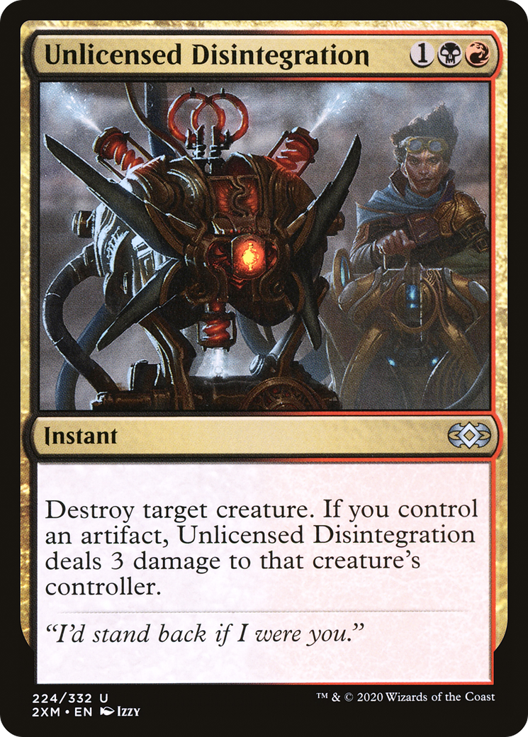 Image of Unlicensed Disintegration (2XM-224) - Double Masters