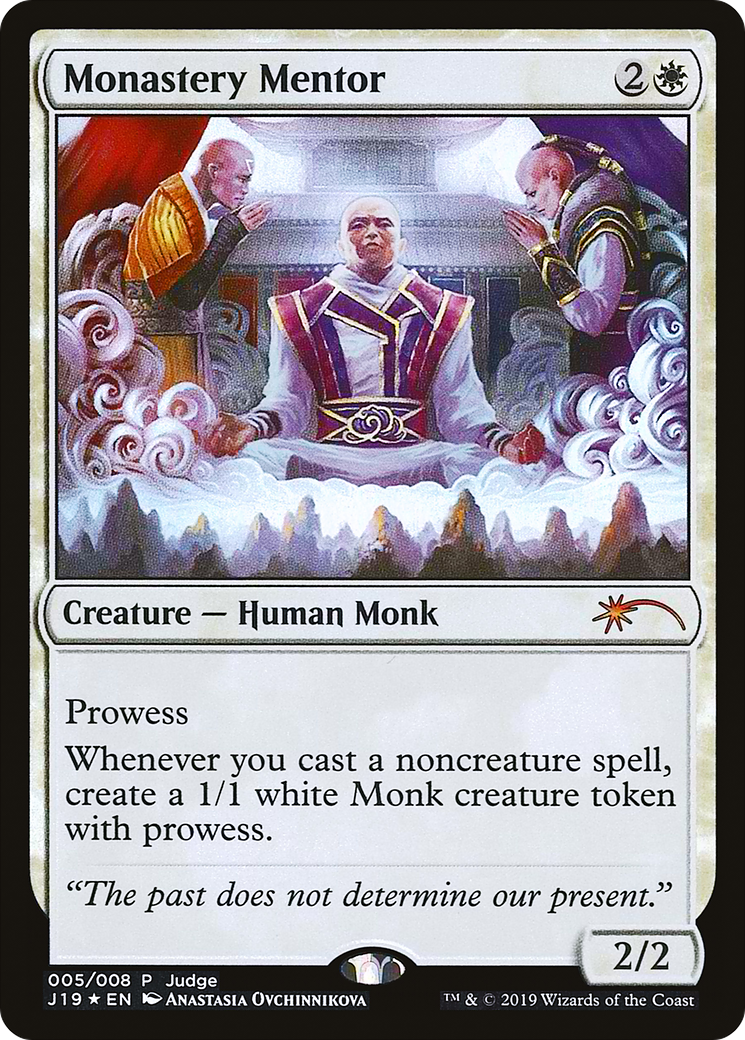 Image of Monastery Mentor (JDG-005) - Judge Gift Cards 2019 Foil