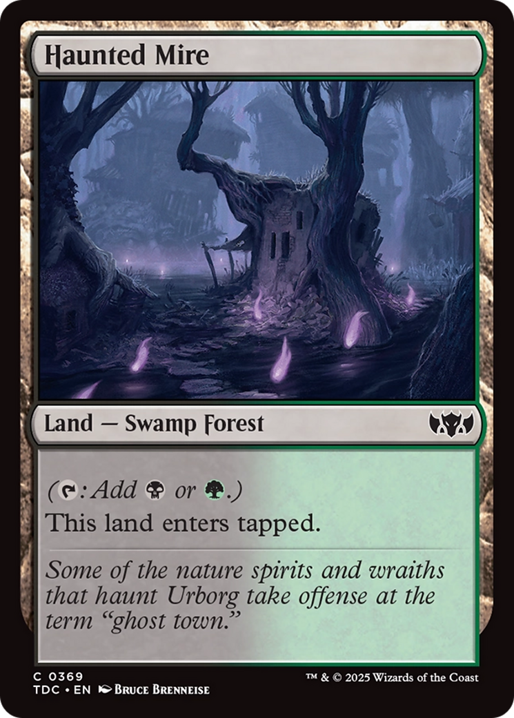 Image of Haunted Mire (TDC-369) - Commander: Tarkir: Dragonstorm