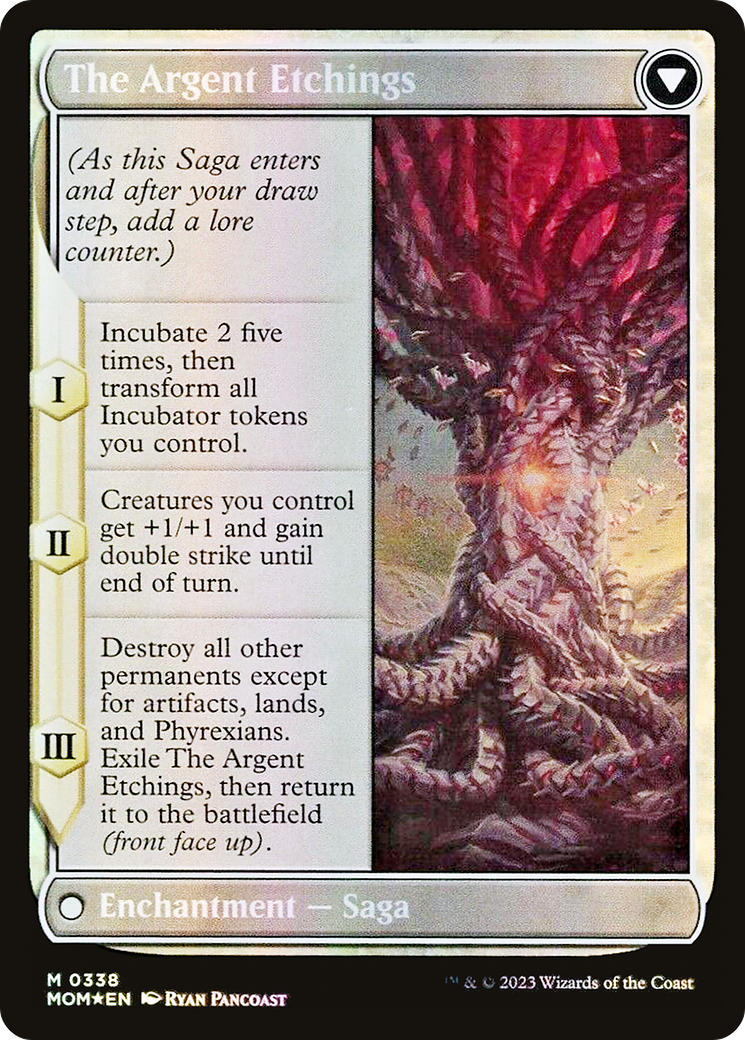 Image of Elesh Norn (Serial Numbered) (MOM-338) - March of the Machine (Borderless) Foil
