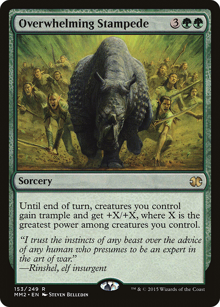 Image of Overwhelming Stampede (MM2-153) - Modern Masters 2015