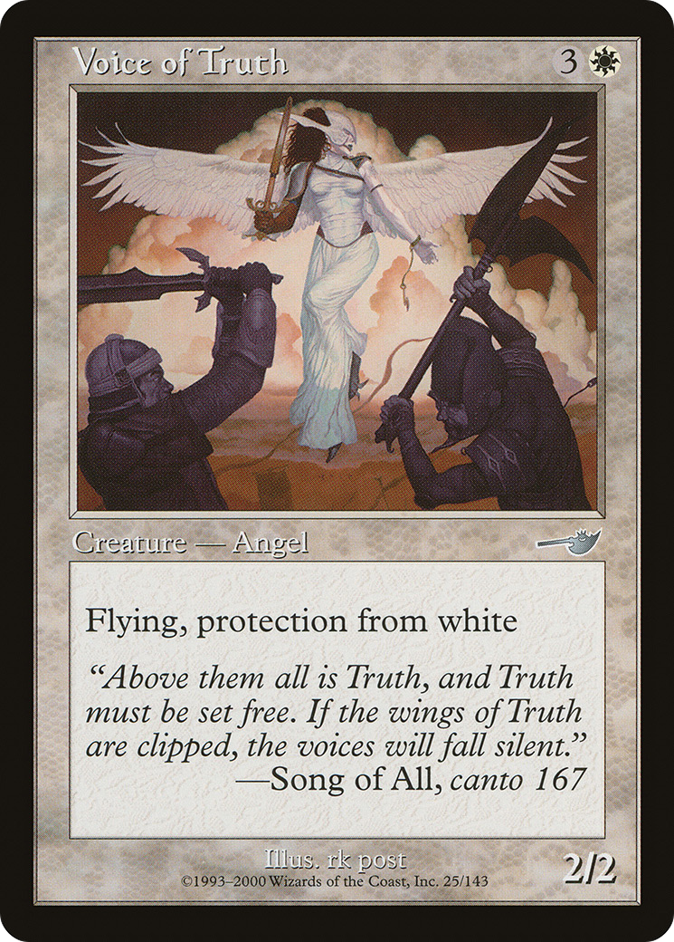 Image of Voice of Truth (NMS-025) - Nemesis Foil