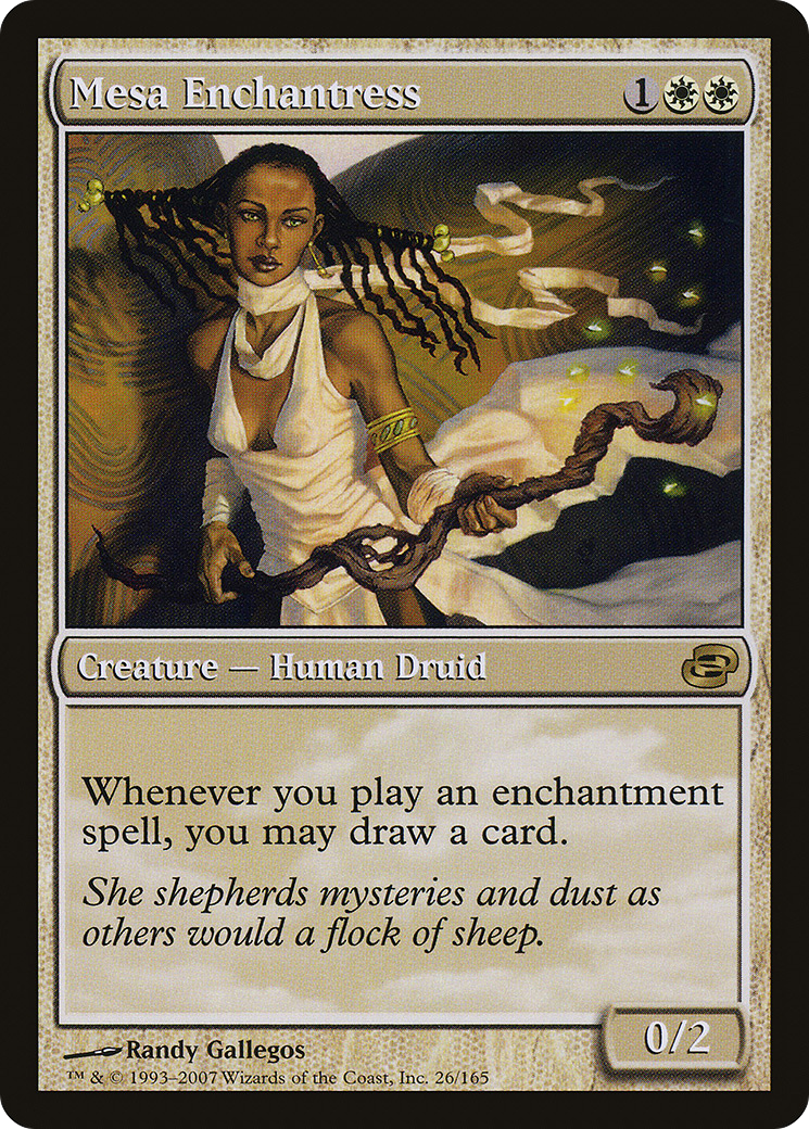 Image of Mesa Enchantress (PLC-026) - Planar Chaos: (colorshifted) Foil