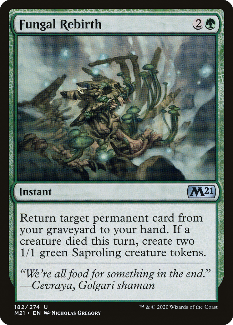 Image of Fungal Rebirth (M21-182) - Core Set 2021