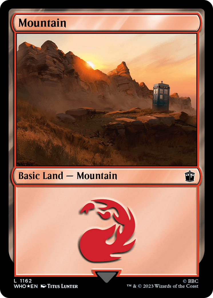 Image of Mountain (1162) (Surge Foil) (WHO-1162) - Doctor Who Foil