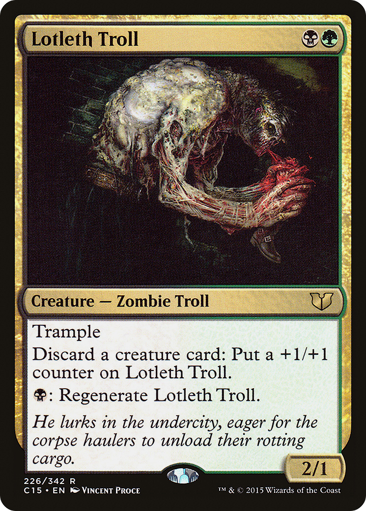 Image of Lotleth Troll (C15-226) - Commander 2015