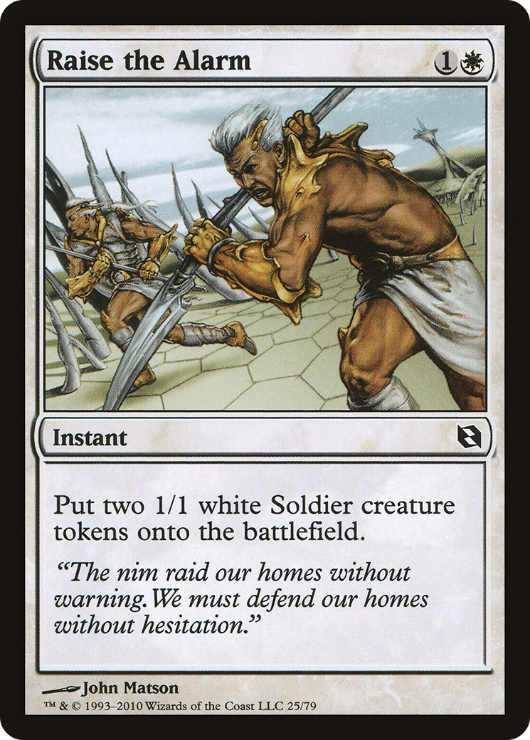 Image of Raise the Alarm (DDF-025) - Duel Decks: Elspeth vs. Tezzeret