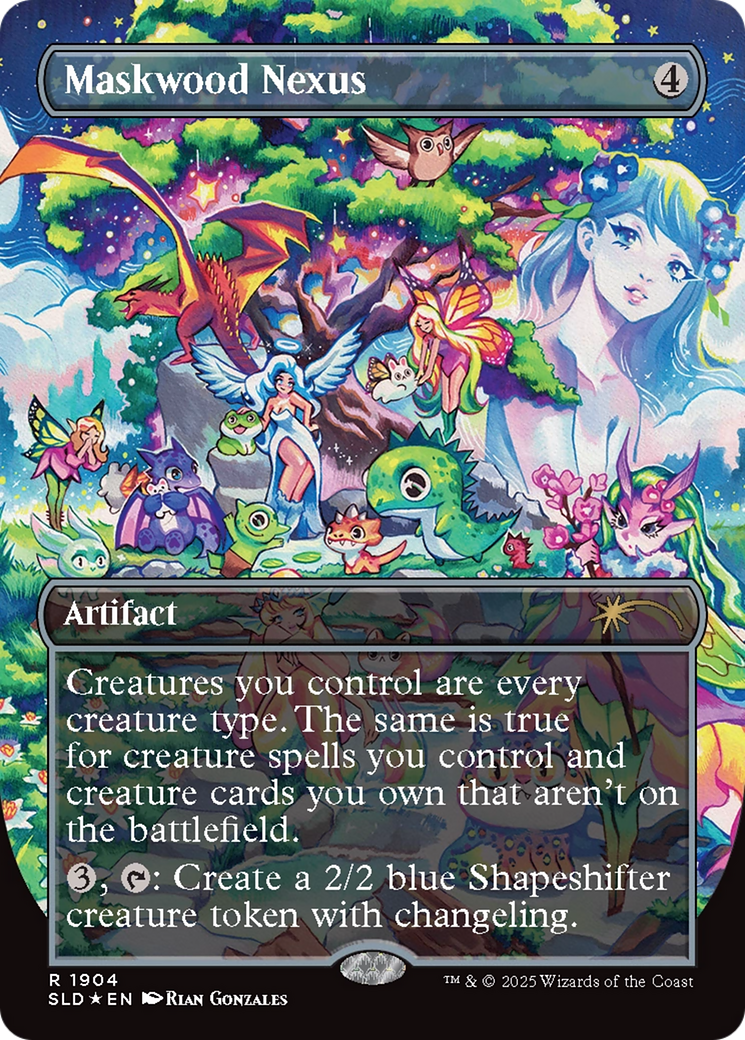 Image of Maskwood Nexus (SLD-1904) - Secret Lair Drop (Borderless) Foil