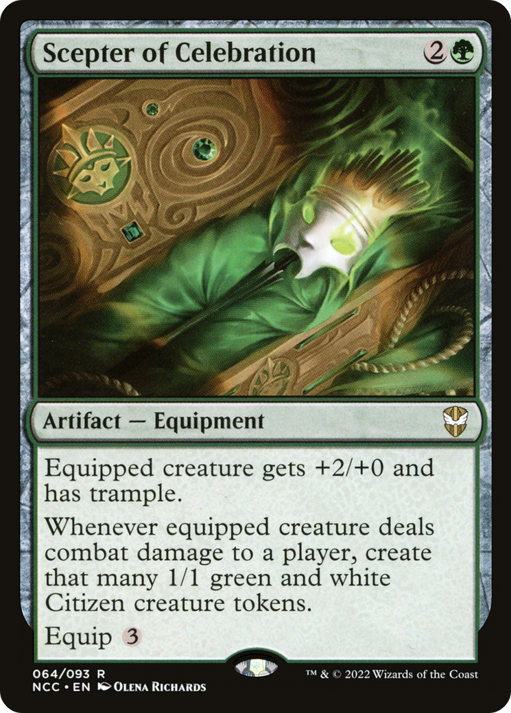 Image of Scepter of Celebration (NCC-064) - New Capenna Commander