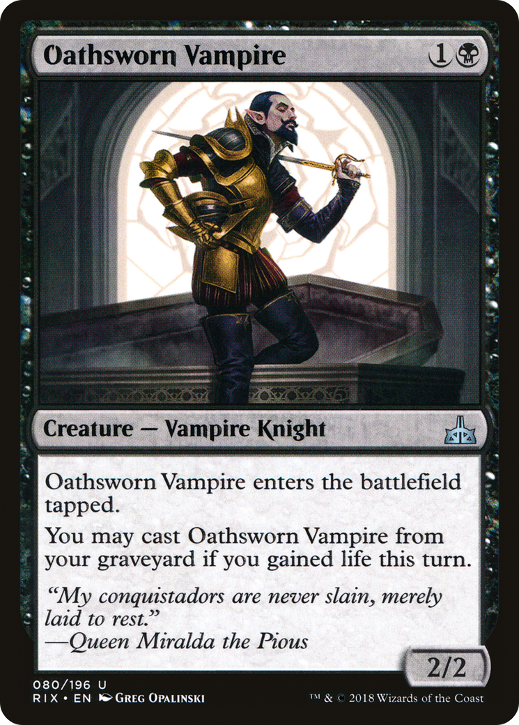 Image of Oathsworn Vampire (RIX-080) - Rivals of Ixalan