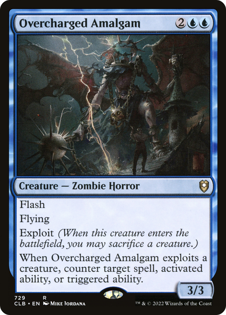 Image of Overcharged Amalgam (CLB-729) - Commander Legends: Battle for Baldur's Gate