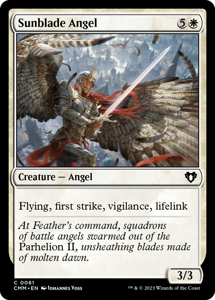 Image of Sunblade Angel (CMM-061) - Commander Masters