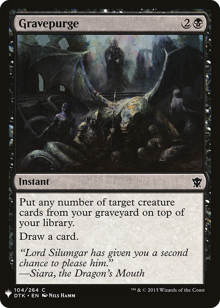 Image of Gravepurge (LIST-104) - The List