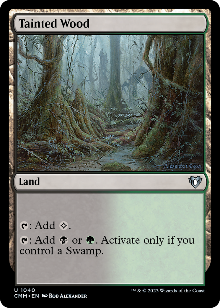 Image of Tainted Wood (CMM-1040) - Commander Masters