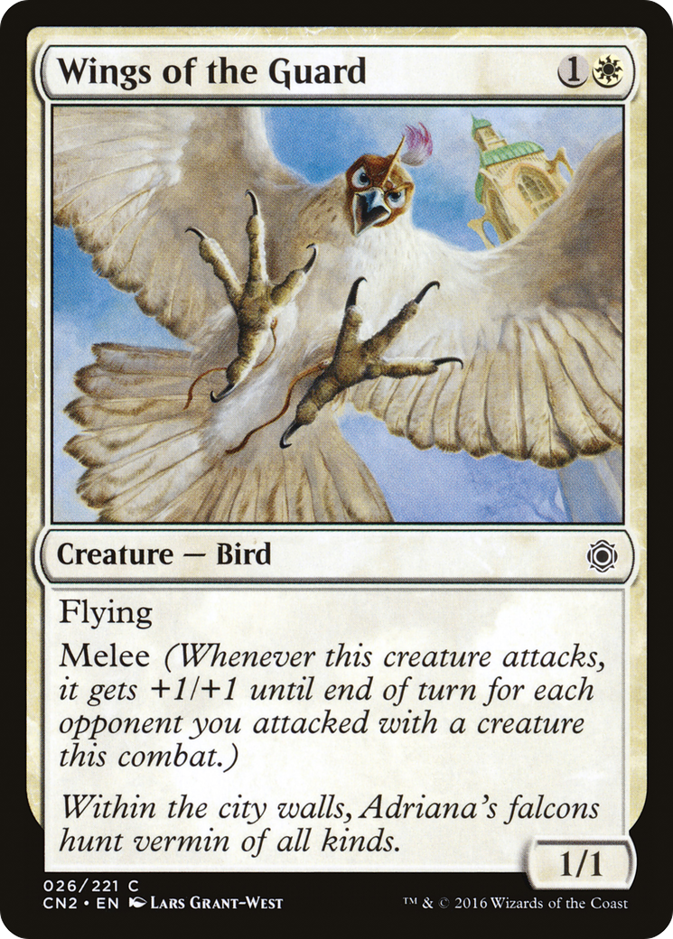 Image of Wings of the Guard (CN2-026) - Conspiracy: Take the Crown Foil