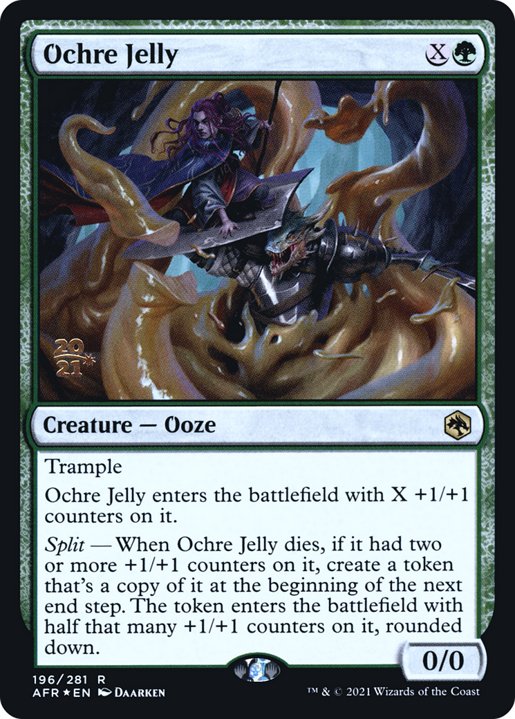 Image of Ochre Jelly (PRE-196) - Adventures in the Forgotten Realms Promos Foil