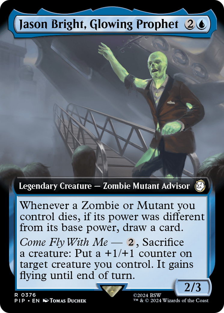 Image of Jason Bright, Glowing Prophet (Extended Art) (PIP-376) - Fallout: (Extended Art) Foil