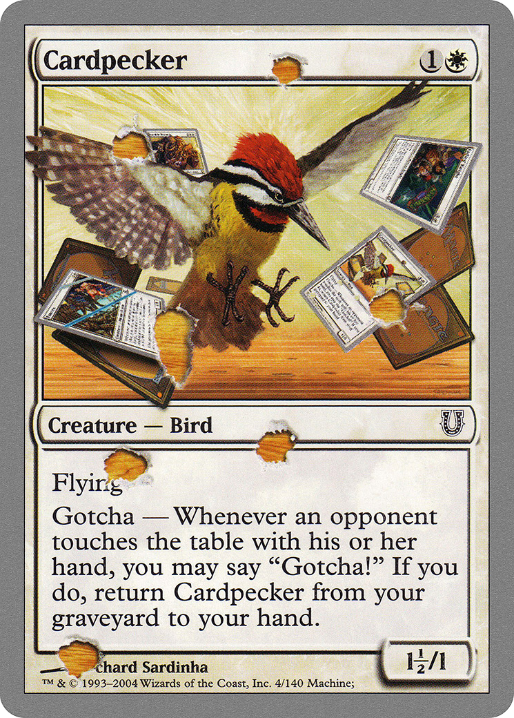Image of Cardpecker (UNH-004) - Unhinged