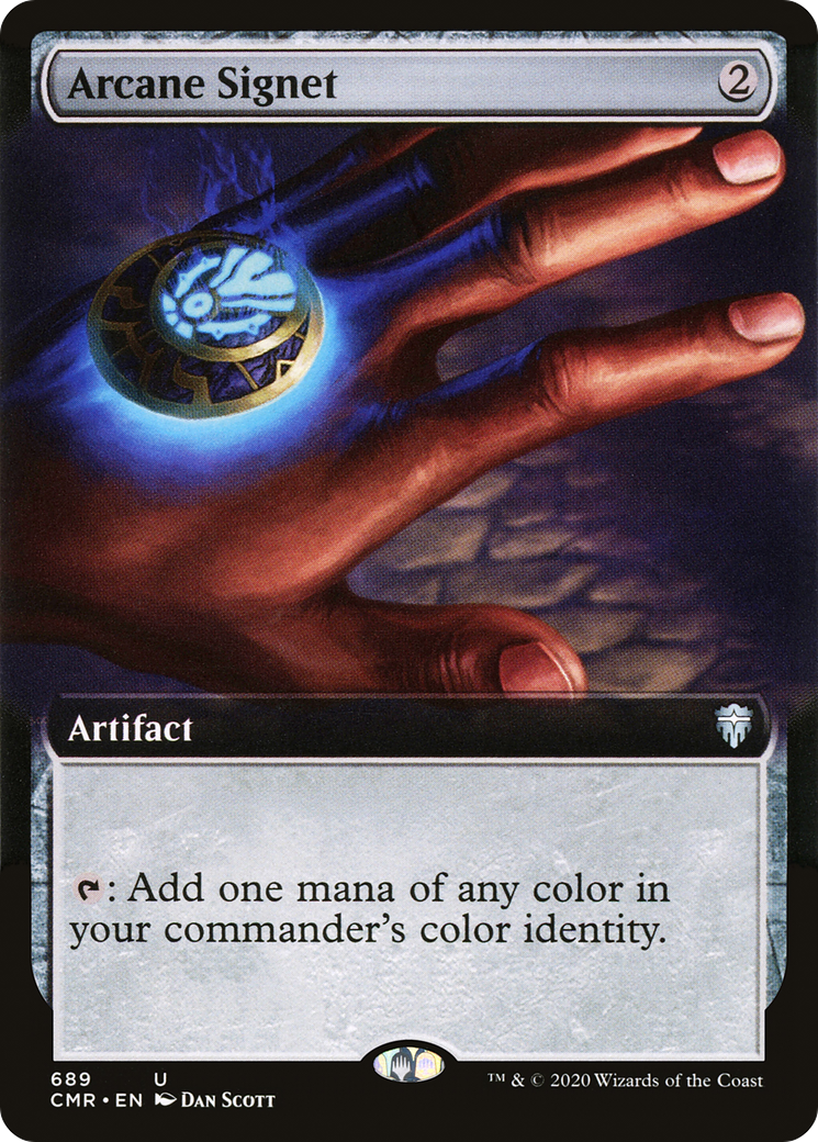 Image of Arcane Signet (Extended Art) (CMR-689) - Commander Legends: (Extended Art)