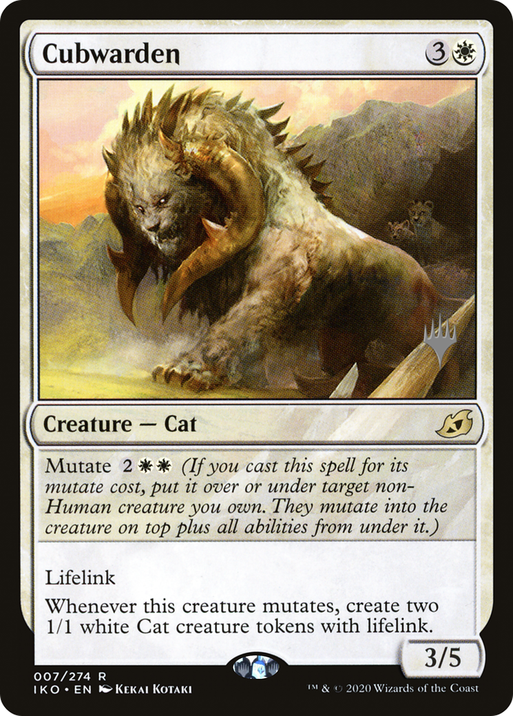 Image of Cubwarden (PPIKO-007) - Ikoria: Lair of Behemoths Promos Foil