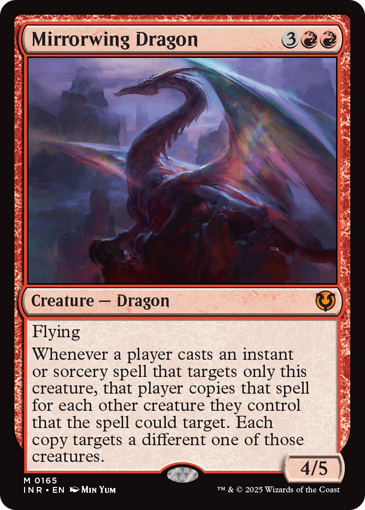 Image of Mirrorwing Dragon (INR-165) - Innistrad Remastered Foil