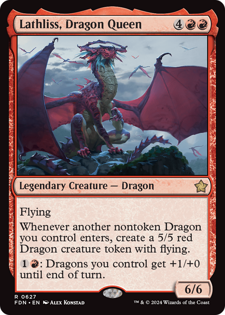 Image of Lathliss, Dragon Queen (FDN-627) - Foundations