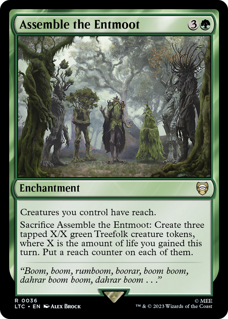 Image of Assemble the Entmoot (LTC-036) - Tales of Middle-earth Commander