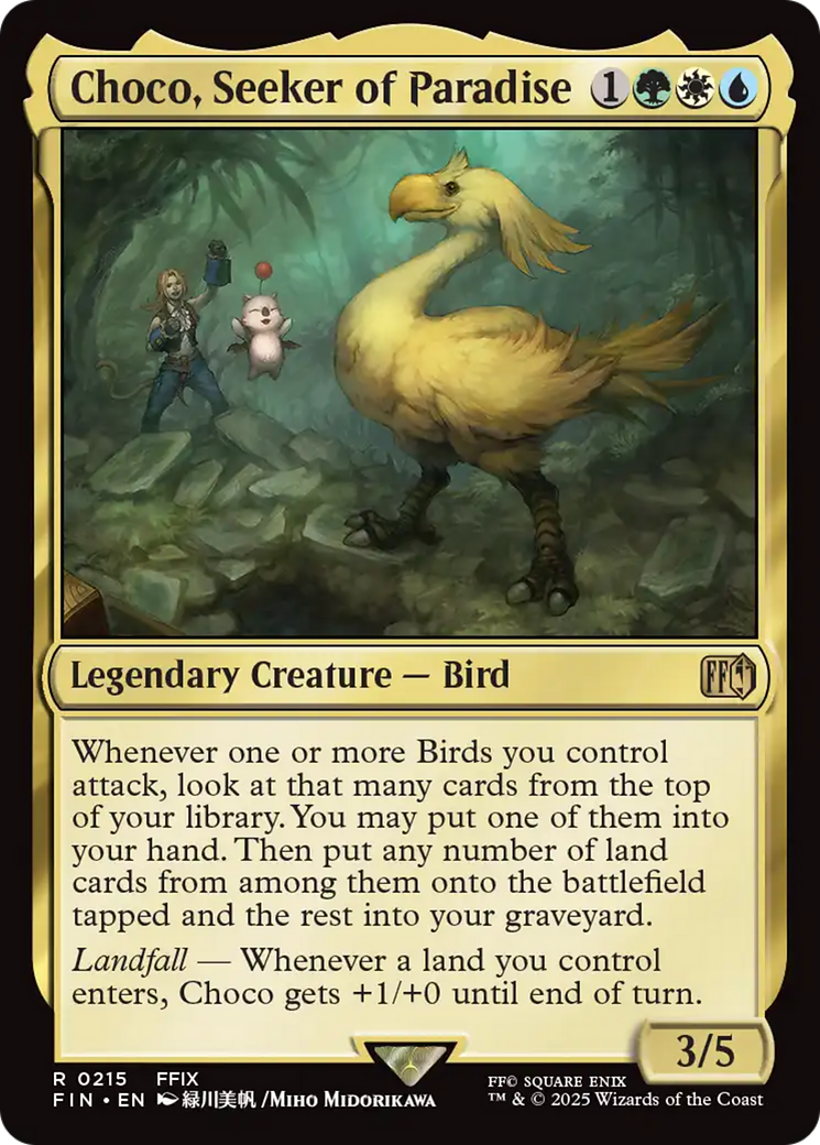 Image of Choco, Seeker of Paradise (FIN-215) - FINAL FANTASY