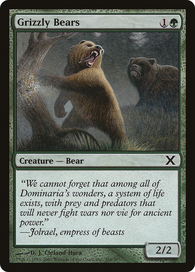 Image of Grizzly Bears (10E-268) - Tenth Edition