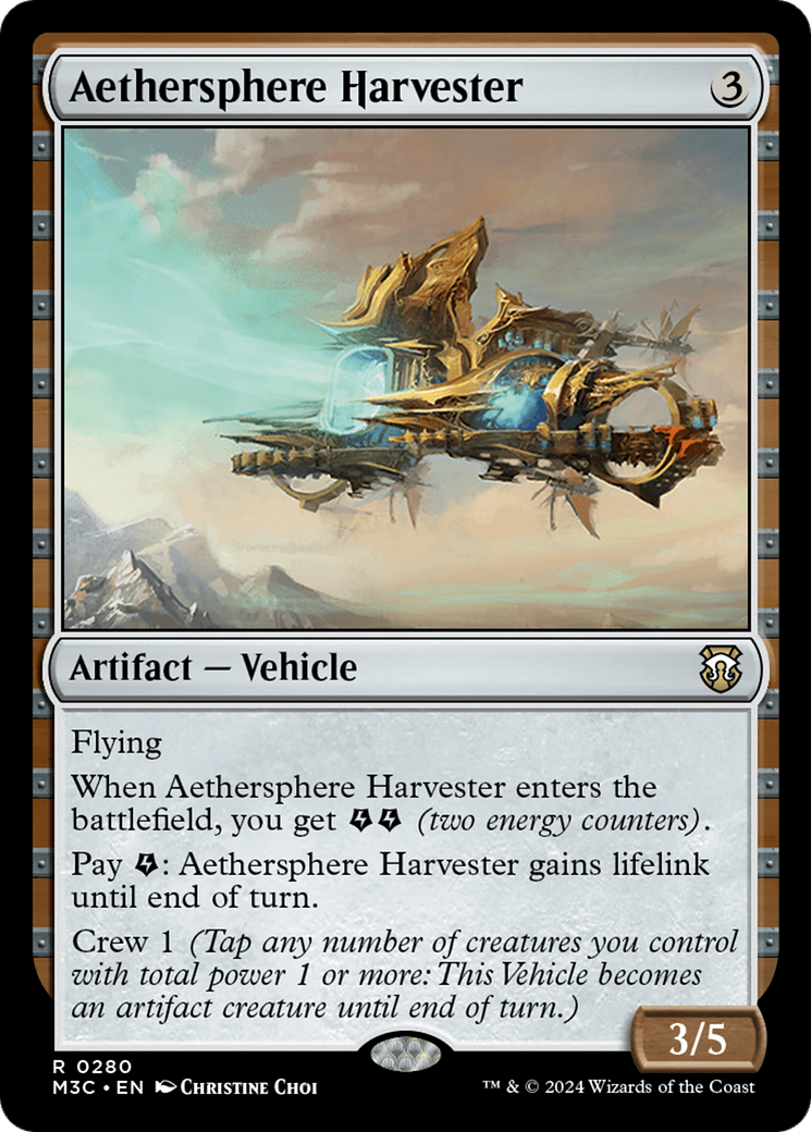 Image of Aethersphere Harvester (M3C-280) - Modern Horizons 3 Commander
