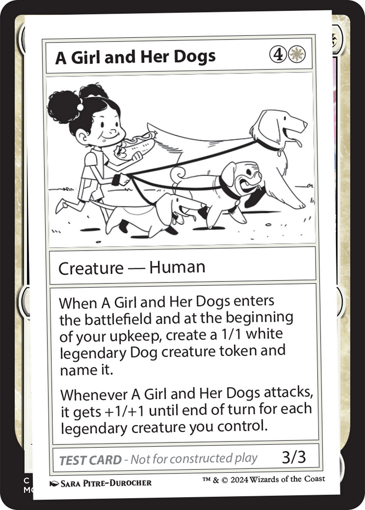 Image of A Girl and Her Dogs (MB2PC-) - Mystery Booster 2