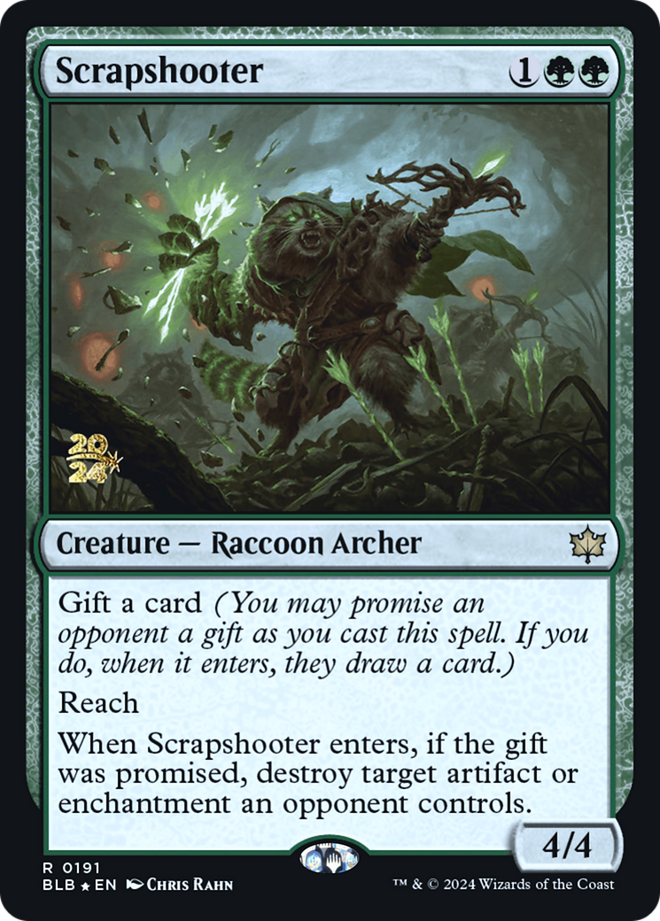 Image of Scrapshooter (PRE-191) - Bloomburrow Promos Foil